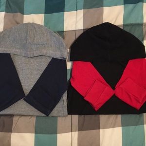 3T boys hooded long sleeve shirts